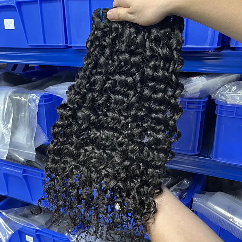 Double Drawn Curly Bundles