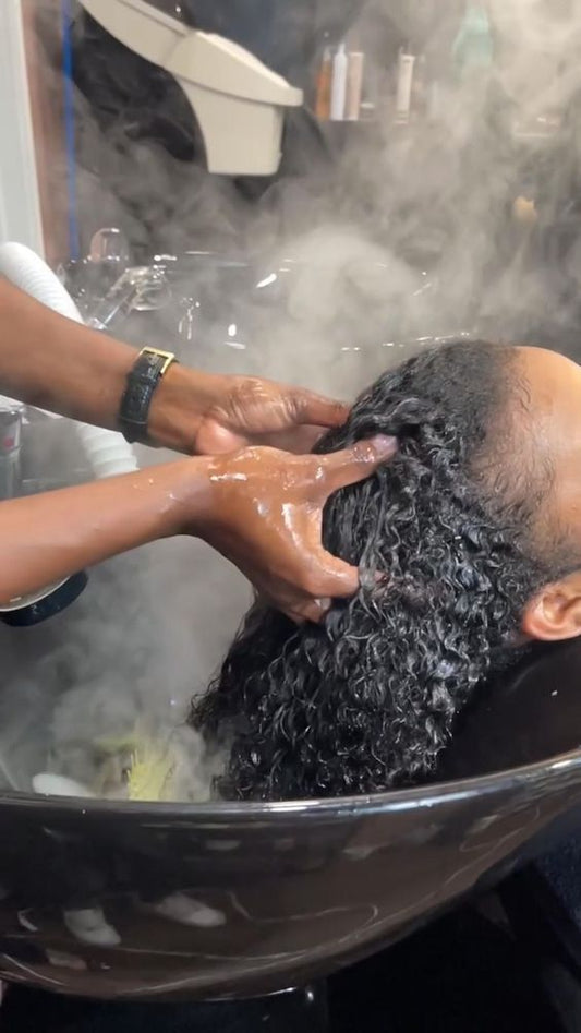 Natural Hair Wash and Dry