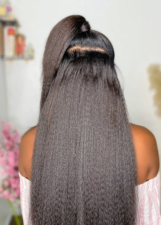 Kinky Straight Clip-in Extensions